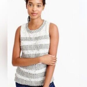 Like new J Crew tweed tank- Large